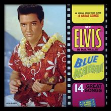 FRAMED ELVIS PRESLEY - BLUE HAWAII